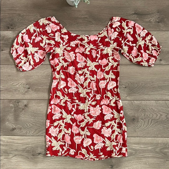 FLYNN SKYE Hampton Mini Ruby Poppy Size Small - Picture 1 of 6